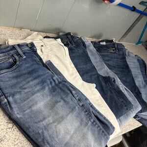 8 Lot Women’s Size 28 Jeans Madewell Everlane Rag & Bone Denim Pants Bundle Set